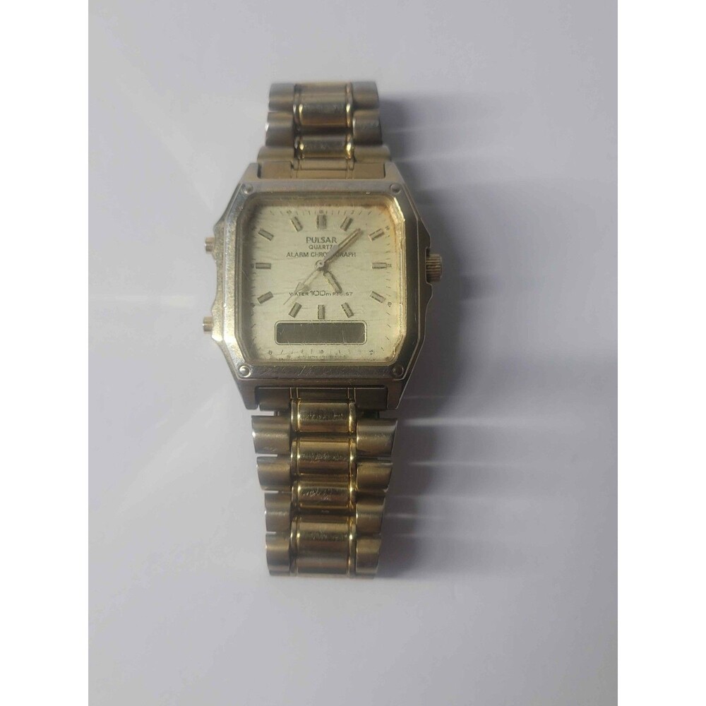 Pulsar by Seiko V041-5260 Mens/Womens Quartz Watch - Untested / Cosmetic Wear